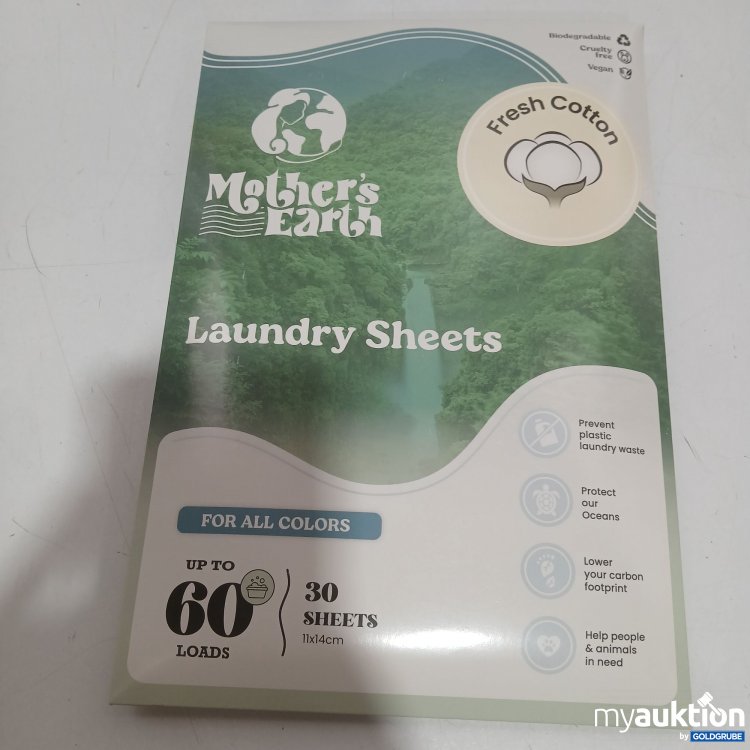 Artikel Nr. 444260 Artikel Nr. 444260: Mothers Earth Laundry Sheets 30 Sheets