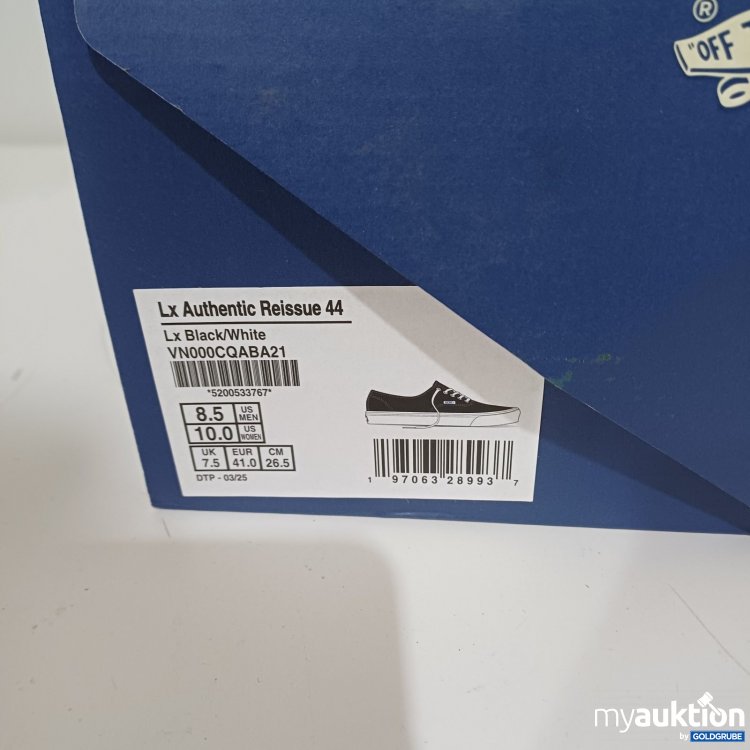 Artikel Nr. 464260 Artikel Nr. 464260: Vans Sneaker schwarz weiß Größe 41