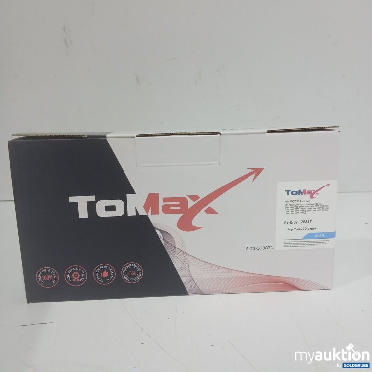 Artikel Nr. 526260: ToMax Toner Cyan W2071A / 117A 72317