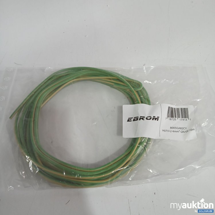 Artikel Nr. 882260 Artikel Nr. 882260: Ebrom Kabel H07V-U 4mm² GN/GE 10m
