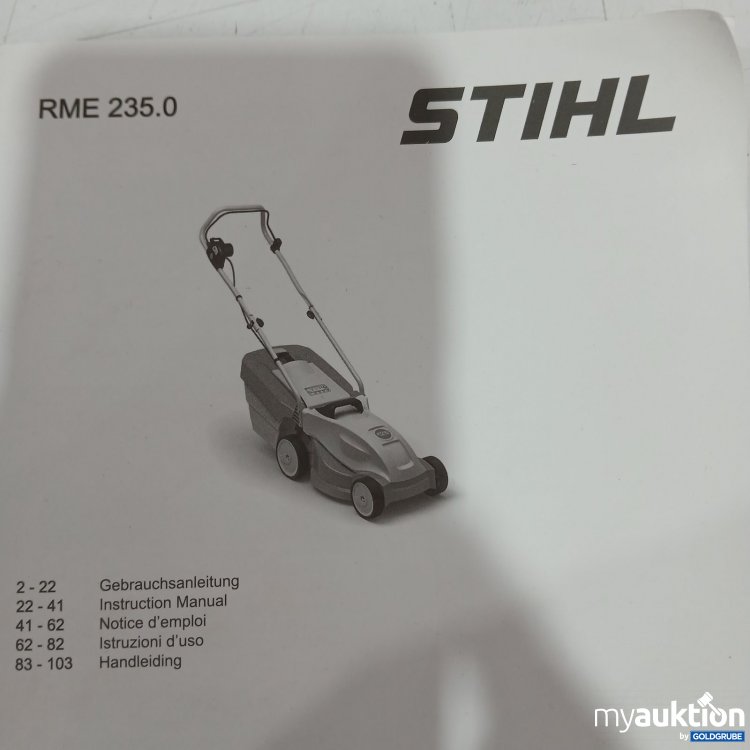 Artikel Nr. 938260: STIHL RME 235.0 Elektro-Rasenmäher