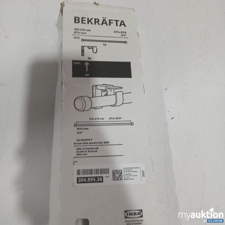 Artikel Nr. 986260 Artikel Nr. 986260: Ikea Bekräfta 120-210cm ø19mm 304.895.36