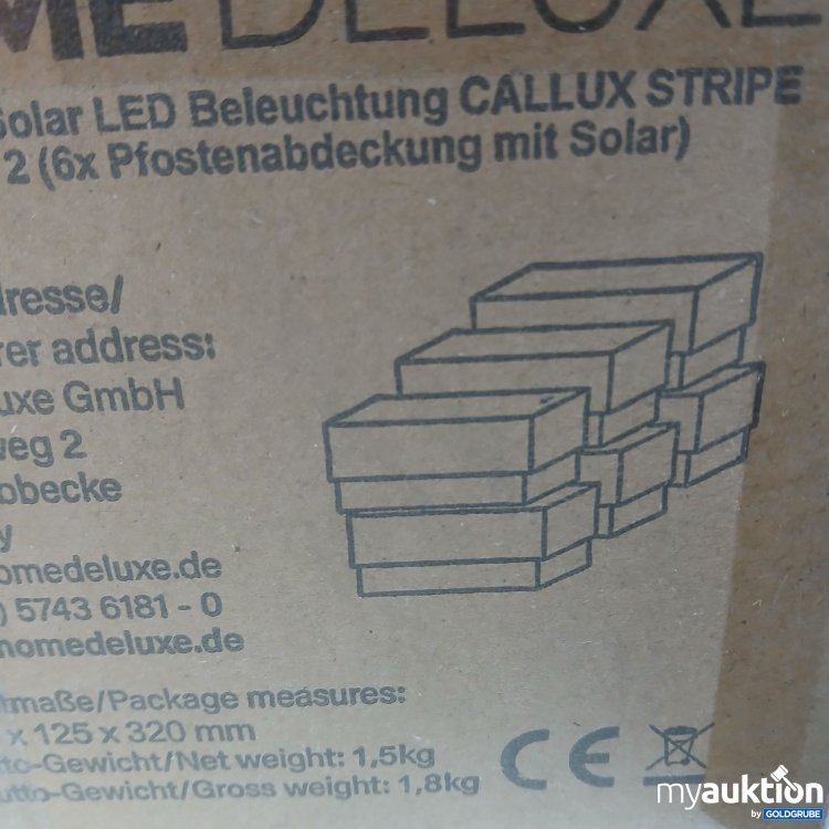 Artikel Nr. 444261 Artikel Nr. 444261: Home Deluxe Nutleiste mit Solar LED Beleuchtung Stripe