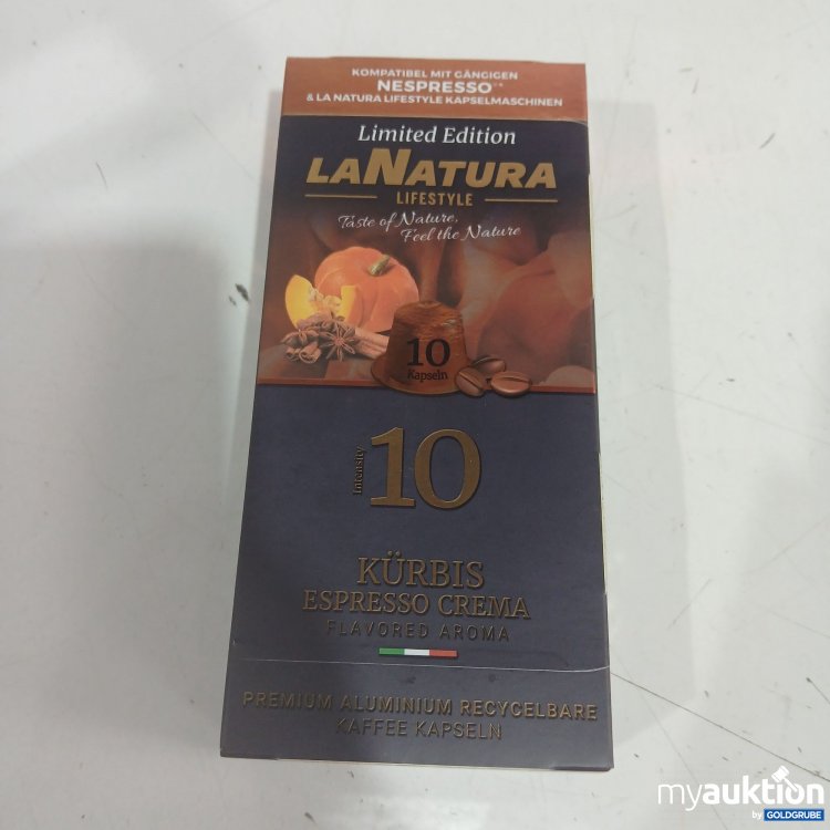 Artikel Nr. 460261 Artikel Nr. 460261: LaNatura Limited Edition Kürbis Espresso Crema 10 Kapseln