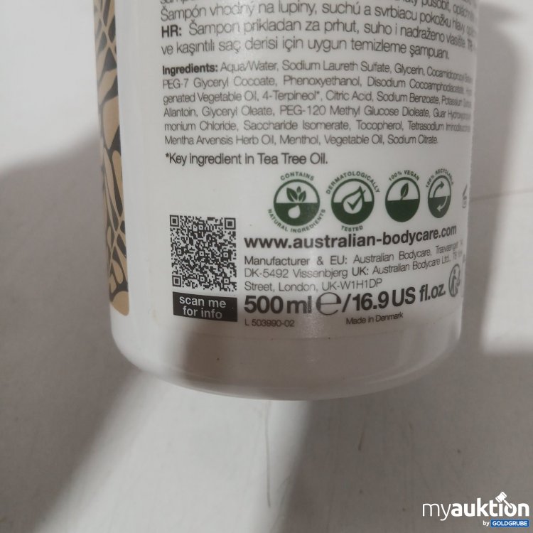 Artikel Nr. 466261 Artikel Nr. 466261: Australian Bodycare Hair Clean Shampoo 500 ml