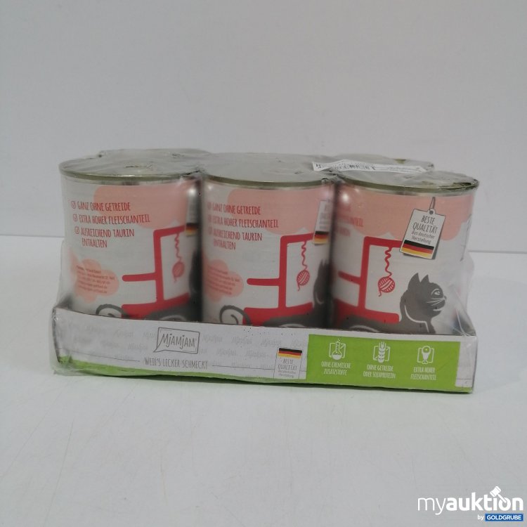 Artikel Nr. 855261: Mjamjam Katzenfutter Mahlzeit Herzen 6x400g 
