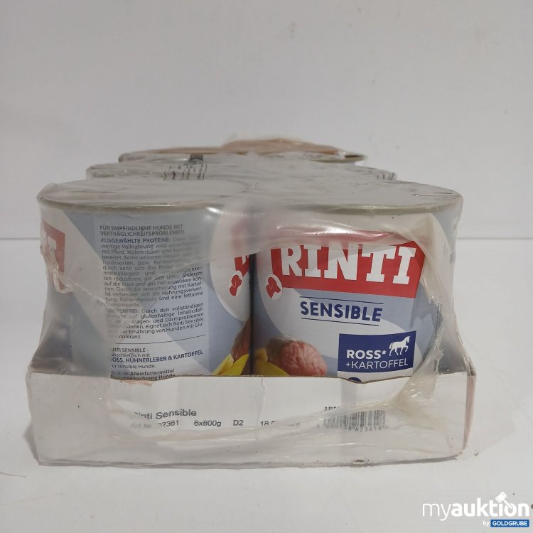 Artikel Nr. 876261 Artikel Nr. 876261: Rinti Hundefutter Sensible Ross&Kartoffel 6x800g