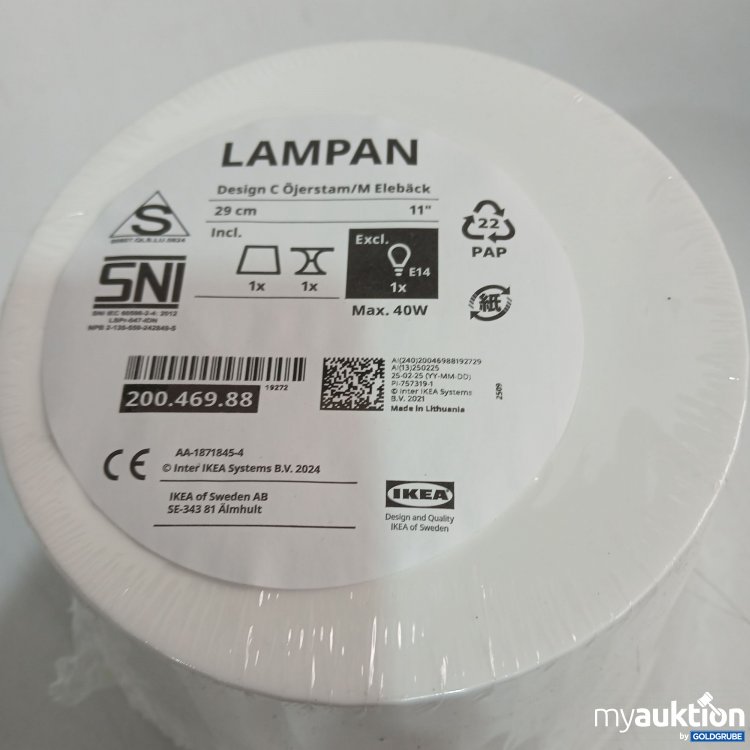 Artikel Nr. 889261: Ikea Lampan 200.469.88
