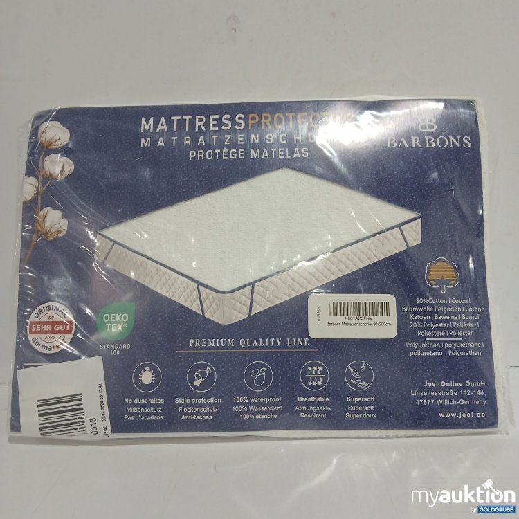 Artikel Nr. 914261: Barbons Matress Protector 90x200cm 