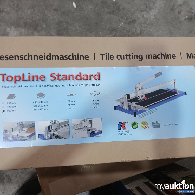 Artikel Nr. 938261 Artikel Nr. 938261: Kaufmann TopLine Standard Fliesenschneidmaschine 920 mm