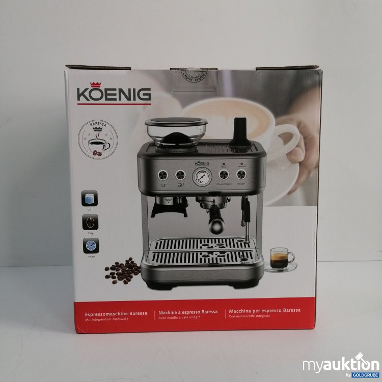 Artikel Nr. 340262 Artikel Nr. 340262: Koenig Espressomaschine Baressa 1480-1770W