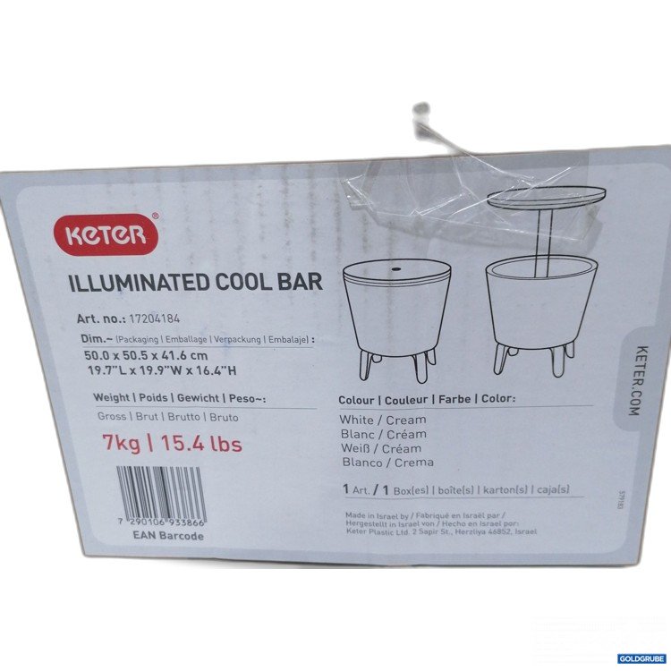 Artikel Nr. 441262: Keter Illuminated Cool Bar 17204184 50x50.5x41.6cm 