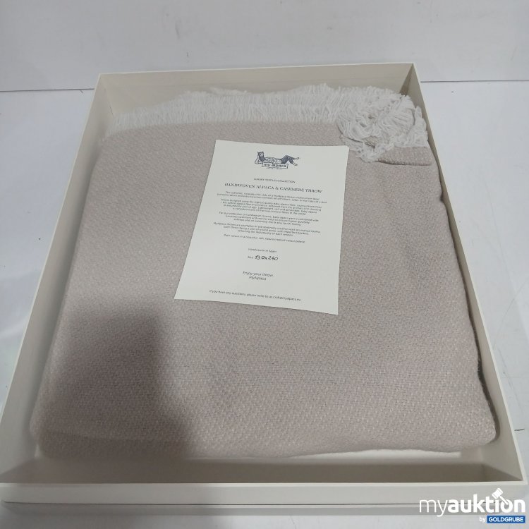 Artikel Nr. 463262 Artikel Nr. 463262: My alpaca luxury craft Blanket 130x240
