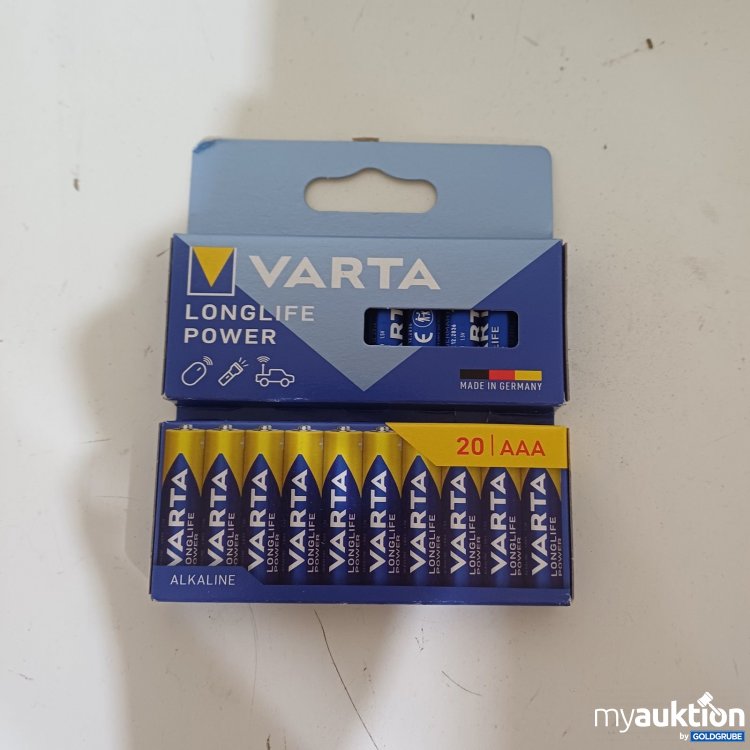 Artikel Nr. 467262: Varta AAA Longlife Power Alkaline Batterien, 20 Stk.