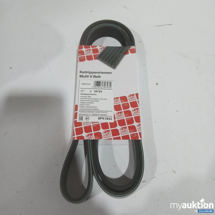 Artikel Nr. 526262: febi Keilrippenriemen Multi V Belt 6PK1642