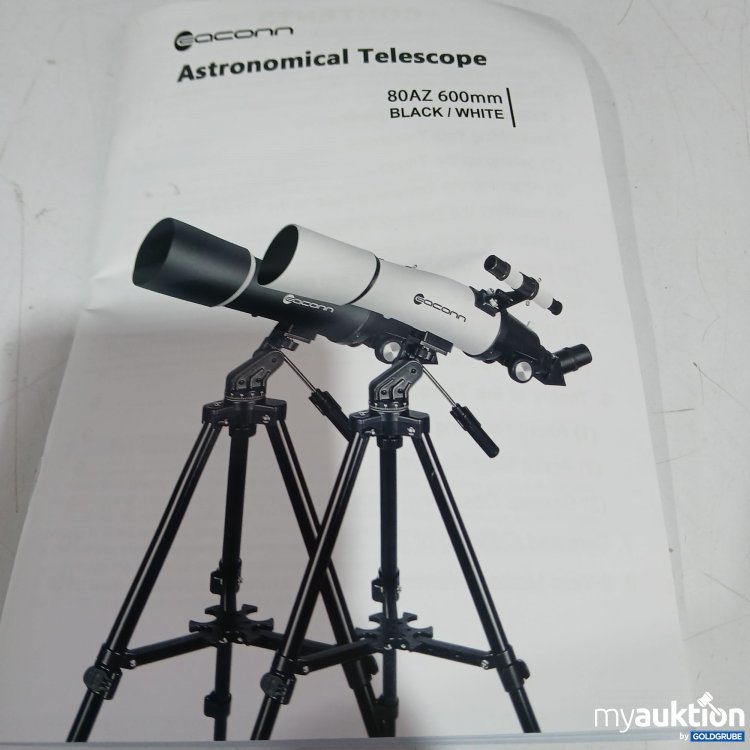 Artikel Nr. 839262: coconn Astronomisches Teleskop 80AZ 600mm