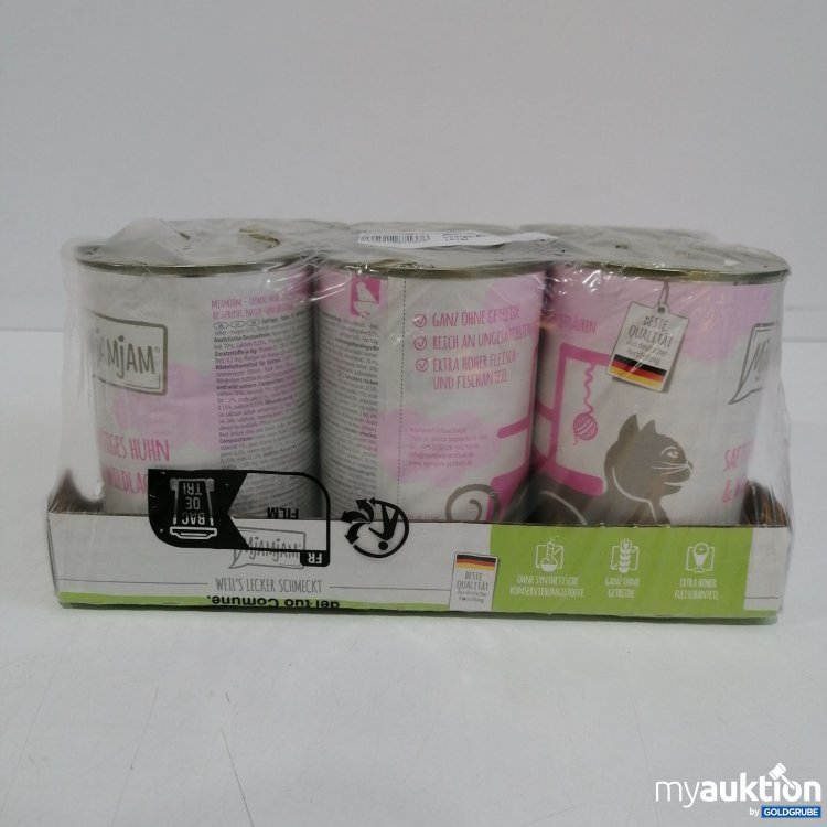Artikel Nr. 855262: Mjamjam Katzenfutter Huhn&Wildlachs 6x400g