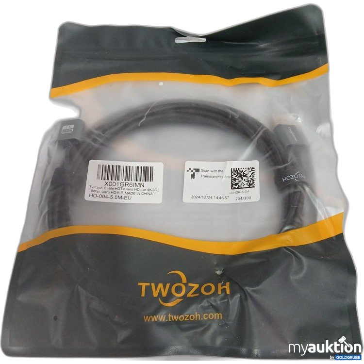 Artikel Nr. 882262 Artikel Nr. 882262: Twozoh Cable HDTV 4K/3D