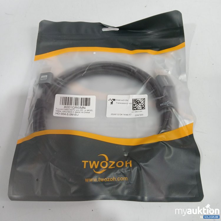 Artikel Nr. 882262 Artikel Nr. 882262: Twozoh Cable HDTV 4K/3D