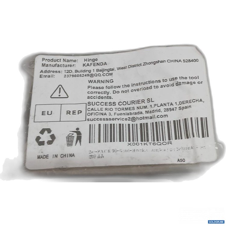 Artikel Nr. 883262 Artikel Nr. 883262: 90-Grad-Holzkistenscharniere 2 Stück