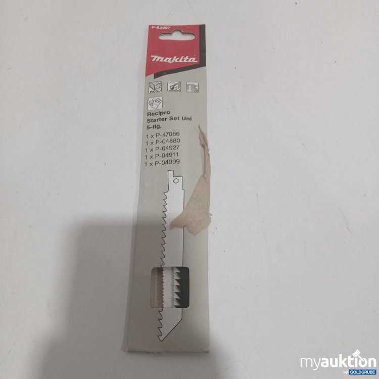 Artikel Nr. 887262 Artikel Nr. 887262: Makita Recipro Starter Set Uni 5-tlg. P-83967