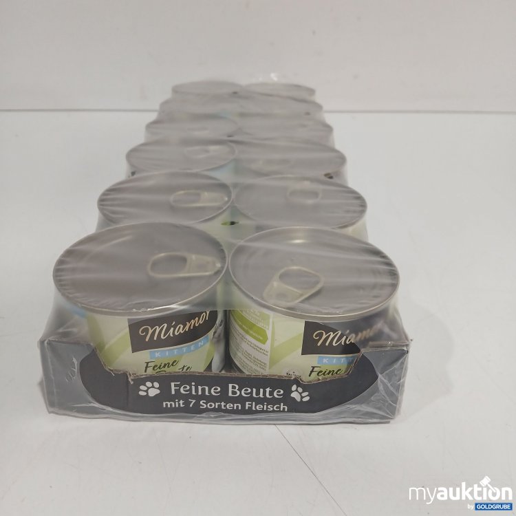 Artikel Nr. 898262: Miamor Kitten Feine Beute mit Geflügel 12x185g