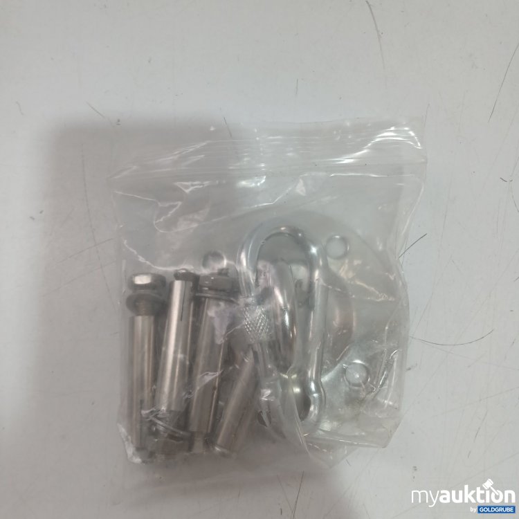Artikel Nr. 940262: Schaukelaufhänger Schrauben und Karabinerhaken aus Metall