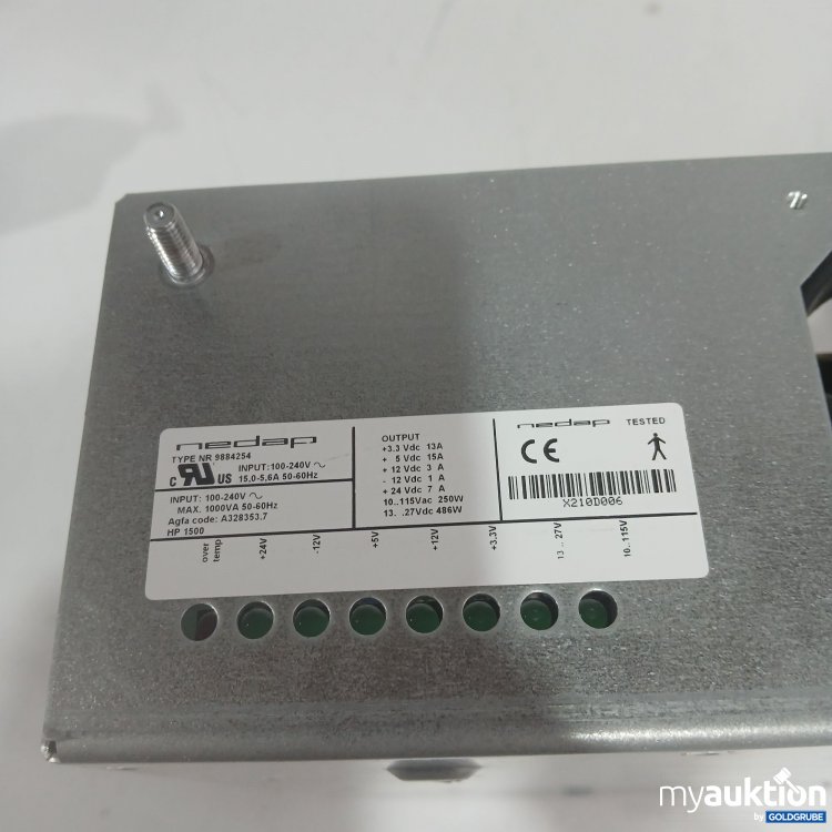 Artikel Nr. 986262 Artikel Nr. 986262: AGFA Nedap elektronisches Netzteil Type Nr. 9884254