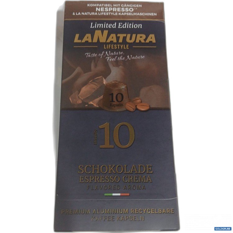 Artikel Nr. 460263 Artikel Nr. 460263: LaNatura Limited Edition Schokolade Espresso Crema 10 Kapseln