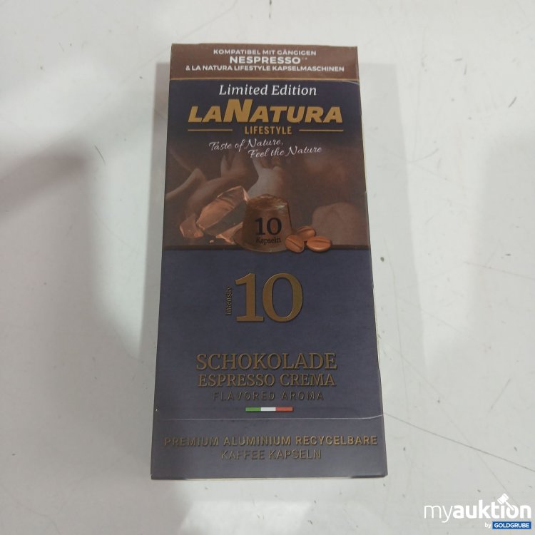 Artikel Nr. 460263 Artikel Nr. 460263: LaNatura Limited Edition Schokolade Espresso Crema 10 Kapseln