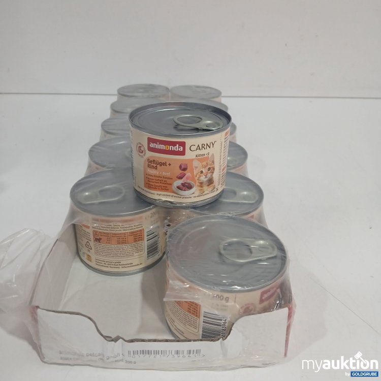 Artikel Nr. 898263: Animonda Kitten Geflügel + Rind 12x200g