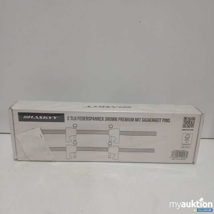 Artikel Nr. 98263: Haskyy 2 TLG Federspanner 380mm Premium mit Sicherheit Pins 