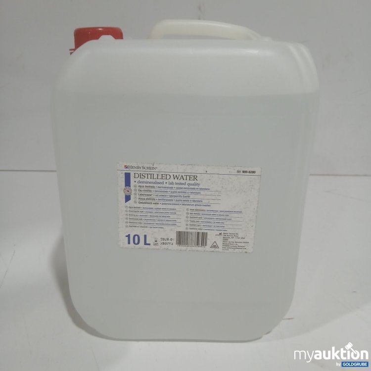 Artikel Nr. 526264: Henry Schein Destilliertes Wasser 10L