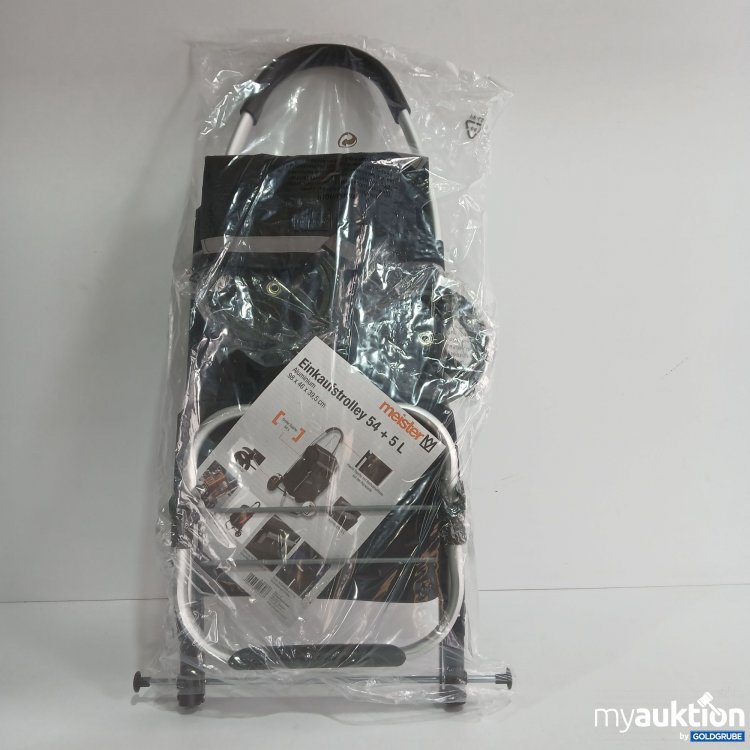 Artikel Nr. 818264 Artikel Nr. 818264: Meister Einkaufstrolley 54+5L Aluminium 98x46x39,5cm