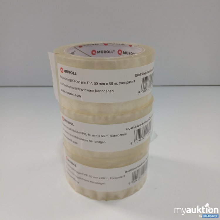 Artikel Nr. 857264 Artikel Nr. 857264: Muroll Verpackungsklebeband PP 50mm x66m 3 Stück