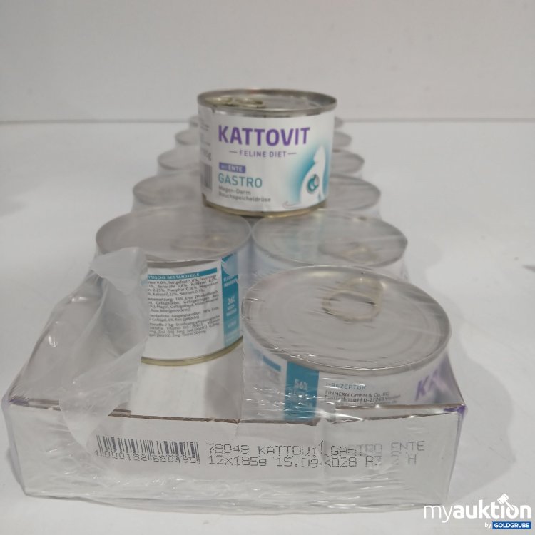 Artikel Nr. 898264: Kattovit Gastro mit Ente 12x185g