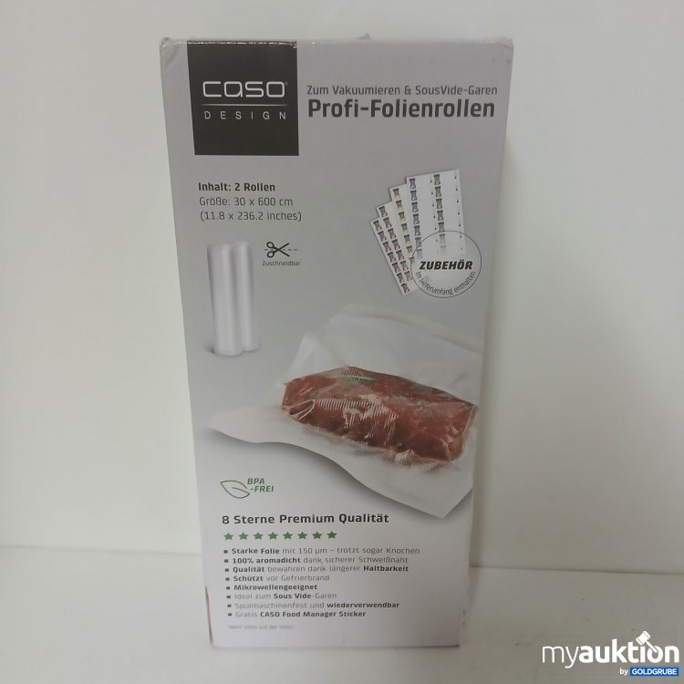 Artikel Nr. 900264 Artikel Nr. 900264: Caso Profi-Folienrollen 2 Stück x30x600cm