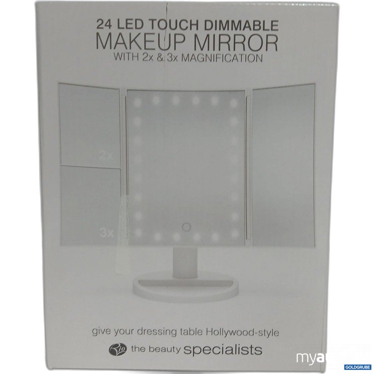 Artikel Nr. 916264: Rio the Beauty Specialists 24LED Touch Dimmable Makeup Mirror 