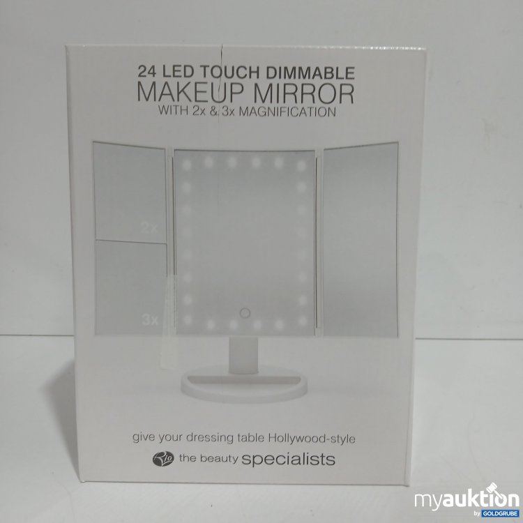 Artikel Nr. 916264: Rio the Beauty Specialists 24LED Touch Dimmable Makeup Mirror 