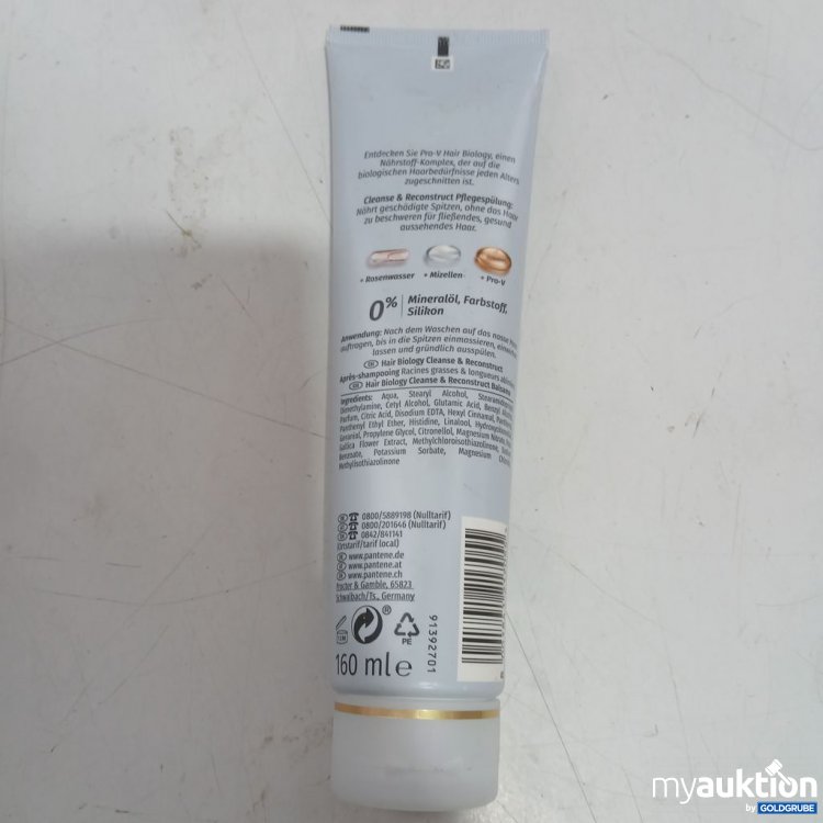 Artikel Nr. 987264 Artikel Nr. 987264: hair biology Cleanse & Reconstruct Pflegespülung 160ml