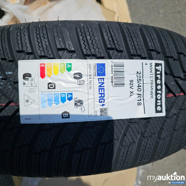 Artikel Nr. 439265: Firestone Winterhawk 225/40R18 92V XL mit Felge 