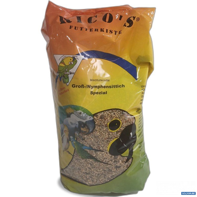Artikel Nr. 460265: Rico's Futterkiste Mischfuttermittel Groß-/Nymphensittich Spezial 1kg 