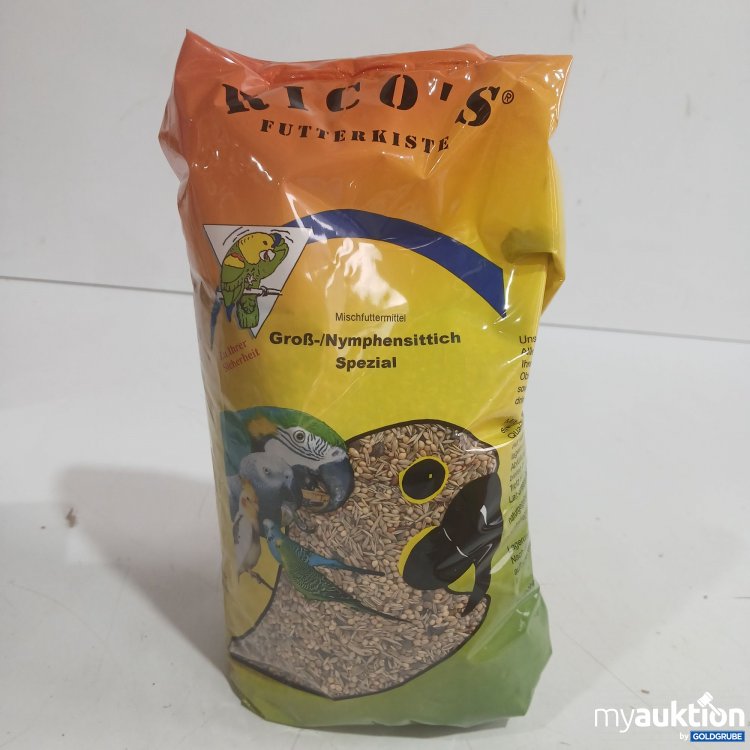 Artikel Nr. 460265: Rico's Futterkiste Mischfuttermittel Groß-/Nymphensittich Spezial 1kg 