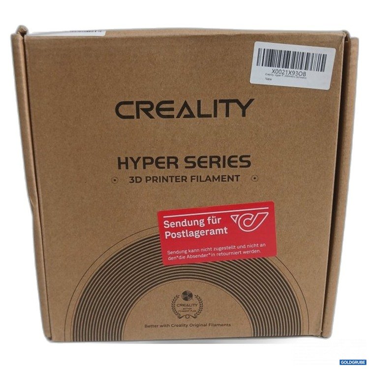 Artikel Nr. 470265 Artikel Nr. 470265: Creality Hyper PLA-CF 1,0 kg 1,75 mm Schwarz 3D Drucker Filament
