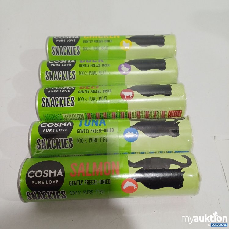 Artikel Nr. 890265 Artikel Nr. 890265: Cosma Snackies diverse Sorten 5x21g