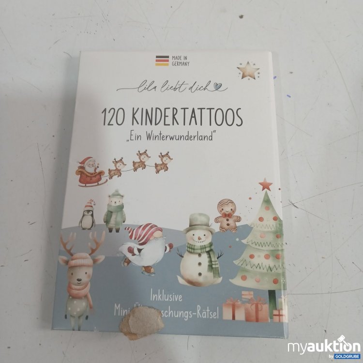 Artikel Nr. 922265: 120 Kindertattoos Ein Winterwunderland
