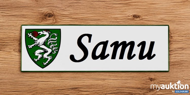 Artikel Nr. 937265: Blechschild 