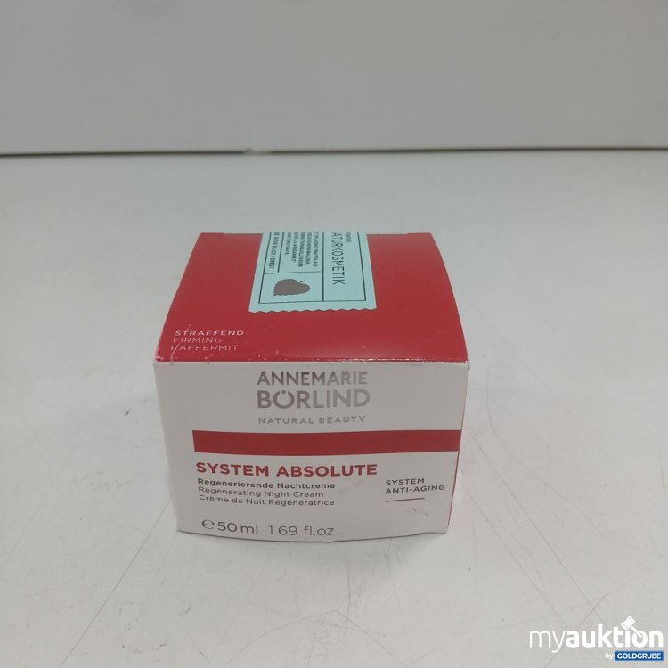 Artikel Nr. 987265 Artikel Nr. 987265: ANNEMARIE BÖRLIND SYSTEM ABSOLUTE Regenerierende Nachtcreme 50ml