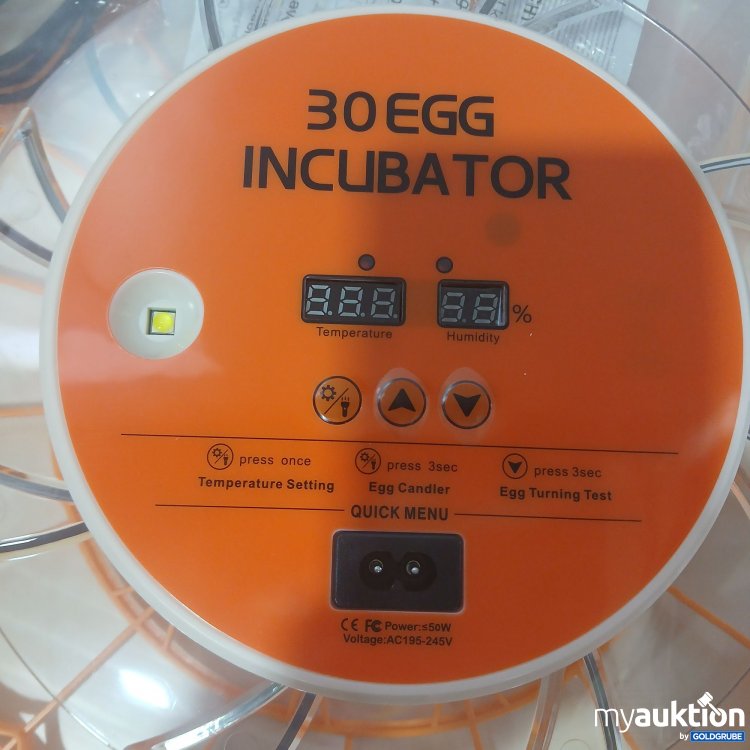Artikel Nr. 989265 Artikel Nr. 989265: 30 EGG Incubator Dm ca 40cm