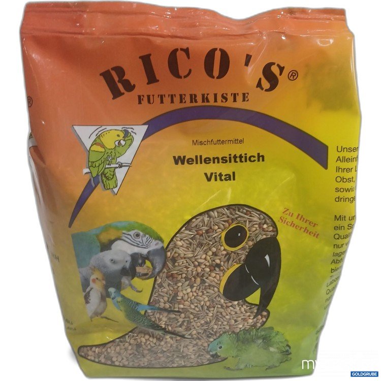 Artikel Nr. 460266: Rico's Futterkiste Mischfuttermittel Wellensittich Vital 500g 